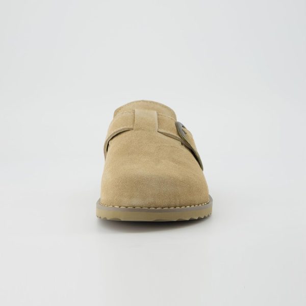 CUSHIONAIRE Women's Blain Genuine Suede Slip-On Clogs with + Memory Foam & Chic Buckle Mule - Comfortable, Non-Slip, Wide Widths Available - Image 42