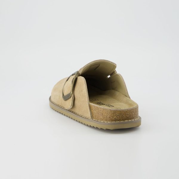 CUSHIONAIRE Women's Blain Genuine Suede Slip-On Clogs with + Memory Foam & Chic Buckle Mule - Comfortable, Non-Slip, Wide Widths Available - Image 44
