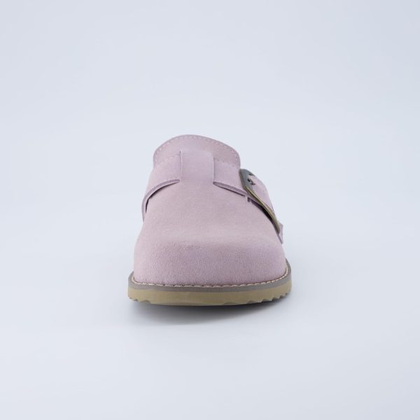 CUSHIONAIRE Women's Blain Genuine Suede Slip-On Clogs with + Memory Foam & Chic Buckle Mule - Comfortable, Non-Slip, Wide Widths Available - Image 51