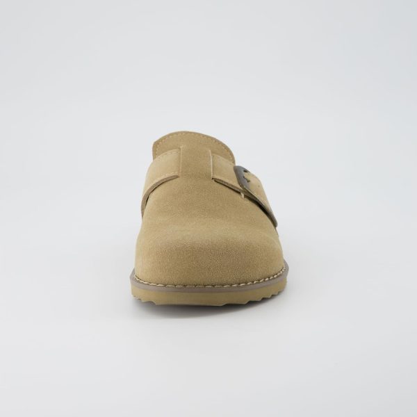 CUSHIONAIRE Women's Blain Genuine Suede Slip-On Clogs with + Memory Foam & Chic Buckle Mule - Comfortable, Non-Slip, Wide Widths Available - Image 60