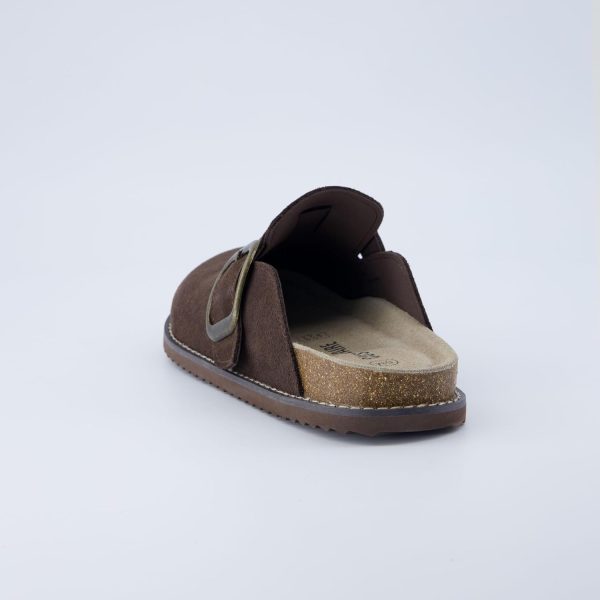 CUSHIONAIRE Women's Blain Genuine Suede Slip-On Clogs with + Memory Foam & Chic Buckle Mule - Comfortable, Non-Slip, Wide Widths Available - Image 77