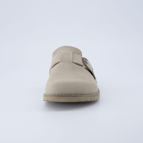 CUSHIONAIRE Women's Blain Genuine Suede Slip-On Clogs with + Memory Foam & Chic Buckle Mule - Comfortable, Non-Slip, Wide Widths Available - Image 86