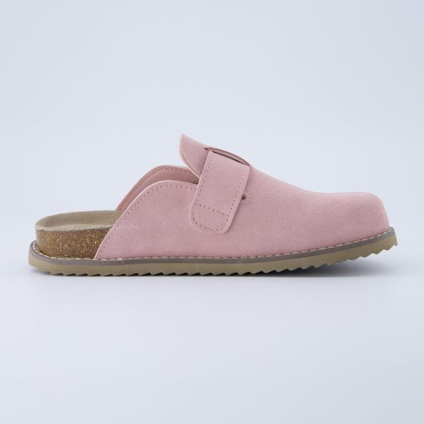 CUSHIONAIRE Women's Blain Genuine Suede Slip-On Clogs with + Memory Foam & Chic Buckle Mule - Comfortable, Non-Slip, Wide Widths Available - Image 96