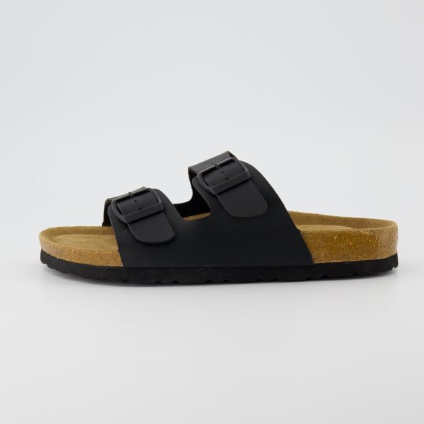 CUSHIONAIRE Lane Cork Footbed Sandals for Women – Comfortable Double Buckle Slip-On with Genuine Suede Footbed & Arch Support Slides for Women Footwear - Image 7