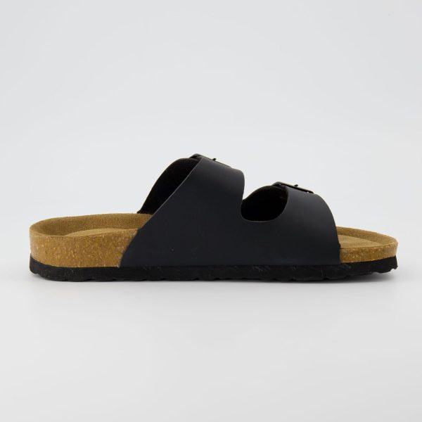 CUSHIONAIRE Lane Cork Footbed Sandals for Women – Comfortable Double Buckle Slip-On with Genuine Suede Footbed & Arch Support Slides for Women Footwear - Image 9
