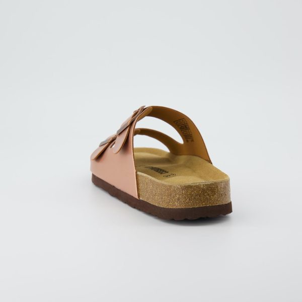 CUSHIONAIRE Lane Cork Footbed Sandals for Women – Comfortable Double Buckle Slip-On with Genuine Suede Footbed & Arch Support Slides for Women Footwear - Image 44