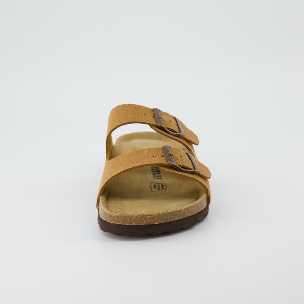 CUSHIONAIRE Lane Cork Footbed Sandals for Women – Comfortable Double Buckle Slip-On with Genuine Suede Footbed & Arch Support Slides for Women Footwear - Image 51