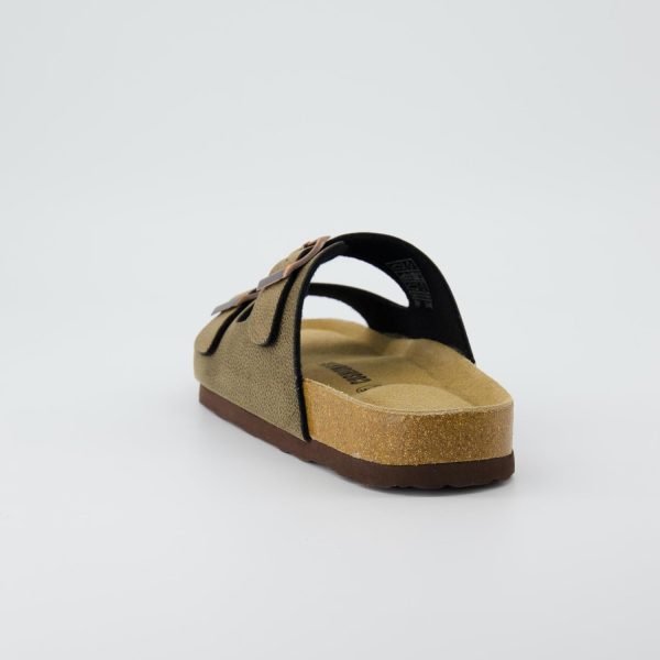 CUSHIONAIRE Lane Cork Footbed Sandals for Women – Comfortable Double Buckle Slip-On with Genuine Suede Footbed & Arch Support Slides for Women Footwear - Image 100