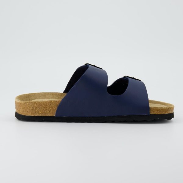 CUSHIONAIRE Lane Cork Footbed Sandals for Women – Comfortable Double Buckle Slip-On with Genuine Suede Footbed & Arch Support Slides for Women Footwear - Image 126