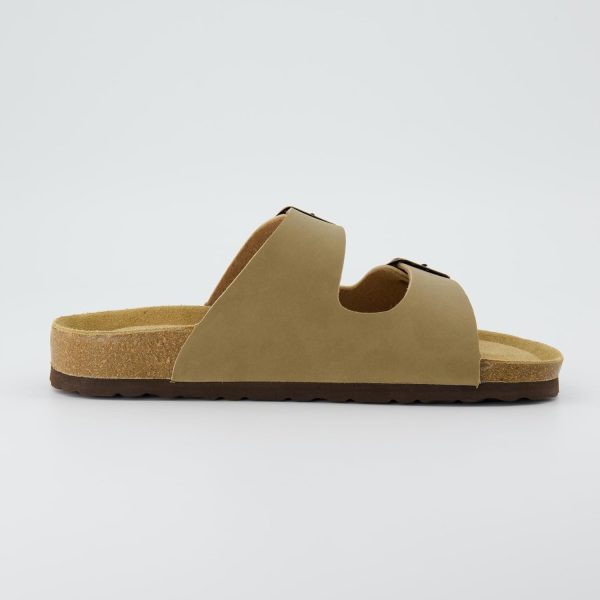 CUSHIONAIRE Lane Cork Footbed Sandals for Women – Comfortable Double Buckle Slip-On with Genuine Suede Footbed & Arch Support Slides for Women Footwear - Image 150