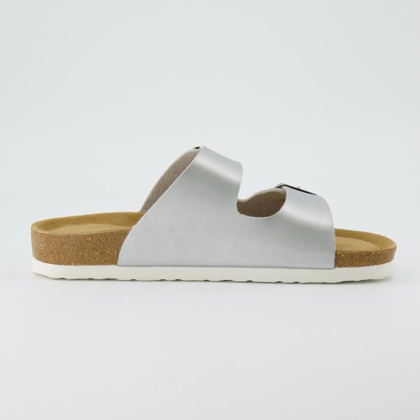 CUSHIONAIRE Lane Cork Footbed Sandals for Women – Comfortable Double Buckle Slip-On with Genuine Suede Footbed & Arch Support Slides for Women Footwear - Image 158