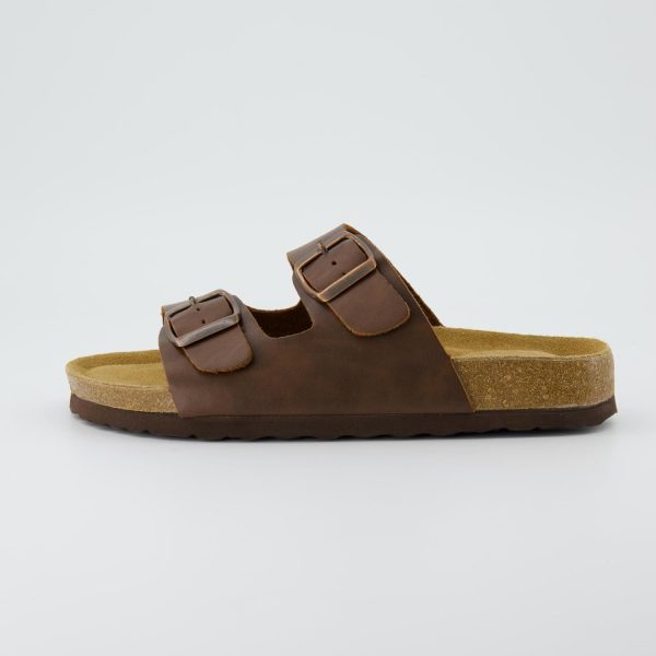 CUSHIONAIRE Lane Cork Footbed Sandals for Women – Comfortable Double Buckle Slip-On with Genuine Suede Footbed & Arch Support Slides for Women Footwear - Image 188