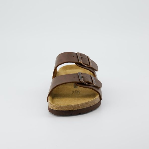 CUSHIONAIRE Lane Cork Footbed Sandals for Women – Comfortable Double Buckle Slip-On with Genuine Suede Footbed & Arch Support Slides for Women Footwear - Image 189